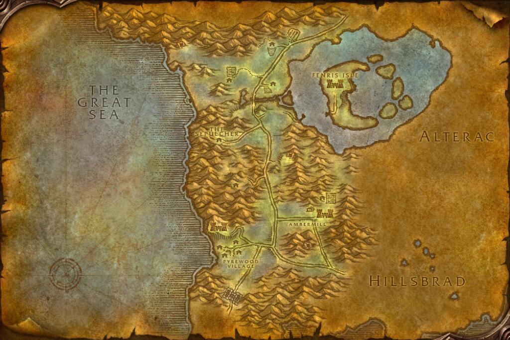 Map of Silverpine Forest