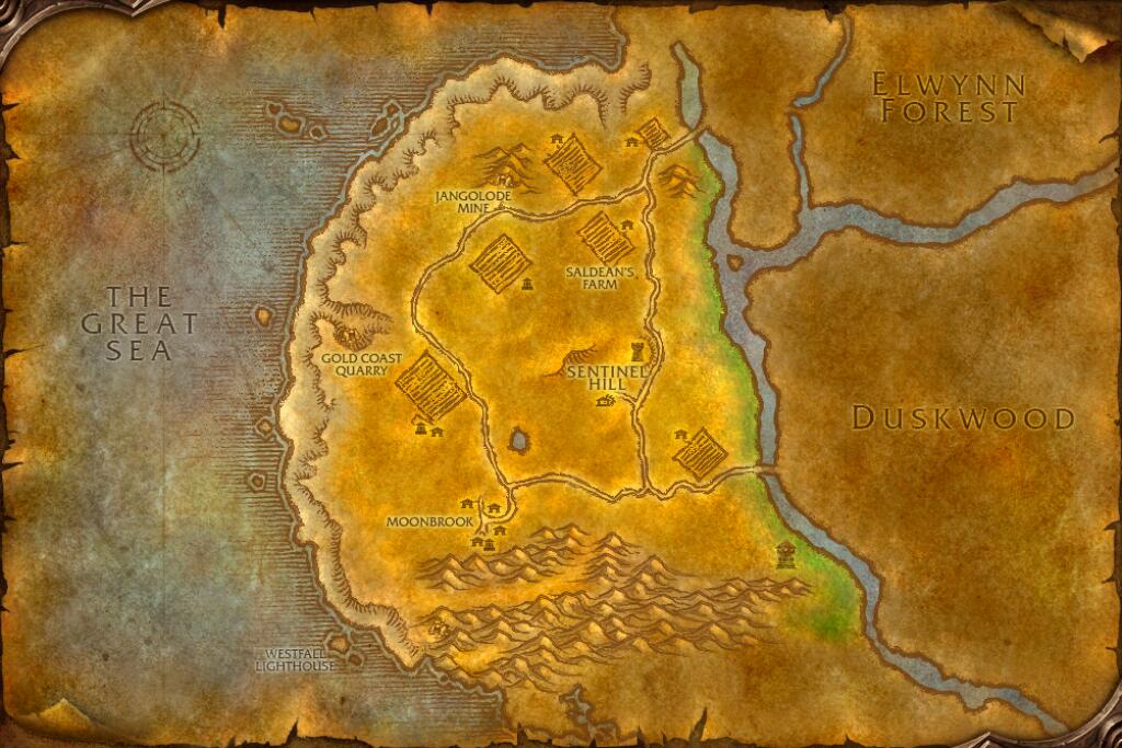Map of Westfall