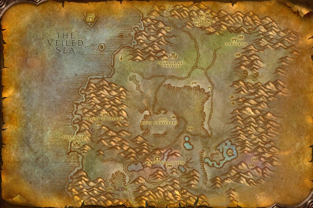 Map of Desolace